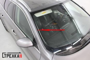1 699 р. Водостоки (дефлектора) лобового стекла Стрелка 11 Renault Talisman универсал рестайлинг (2020-2025)  с доставкой в г. Майкоп. Увеличить фотографию 4