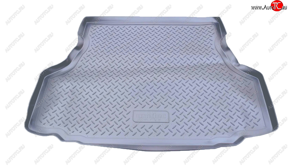 2 399 р. Коврик багажника Norplast Unidec  SAAB 9-5  YS3E (2005-2009) седан 2-ой рестайлинг (Цвет: серый)  с доставкой в г. Майкоп