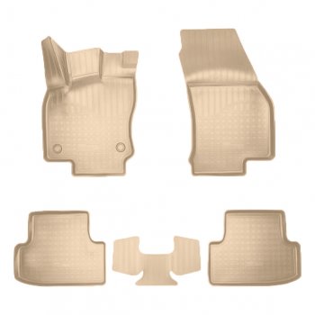 Коврики салона Norplast Seat Ateca  5FP (2016-2025) (Цвет: бежевый)