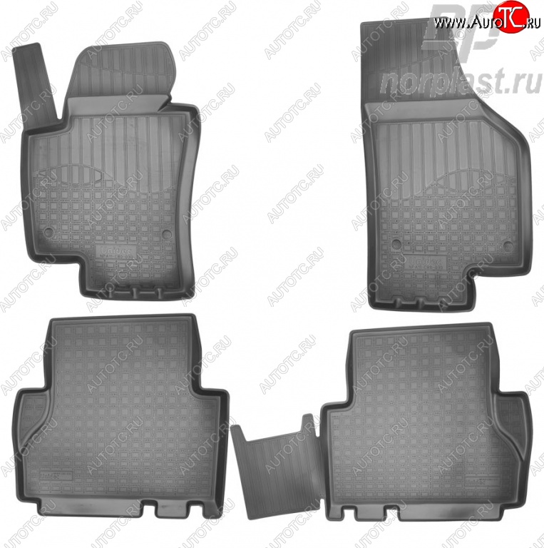 1 799 р. Комплект ковриков в салон Norplast Seat Alhambra 7N дорестайлинг (2010-2015)  с доставкой в г. Майкоп