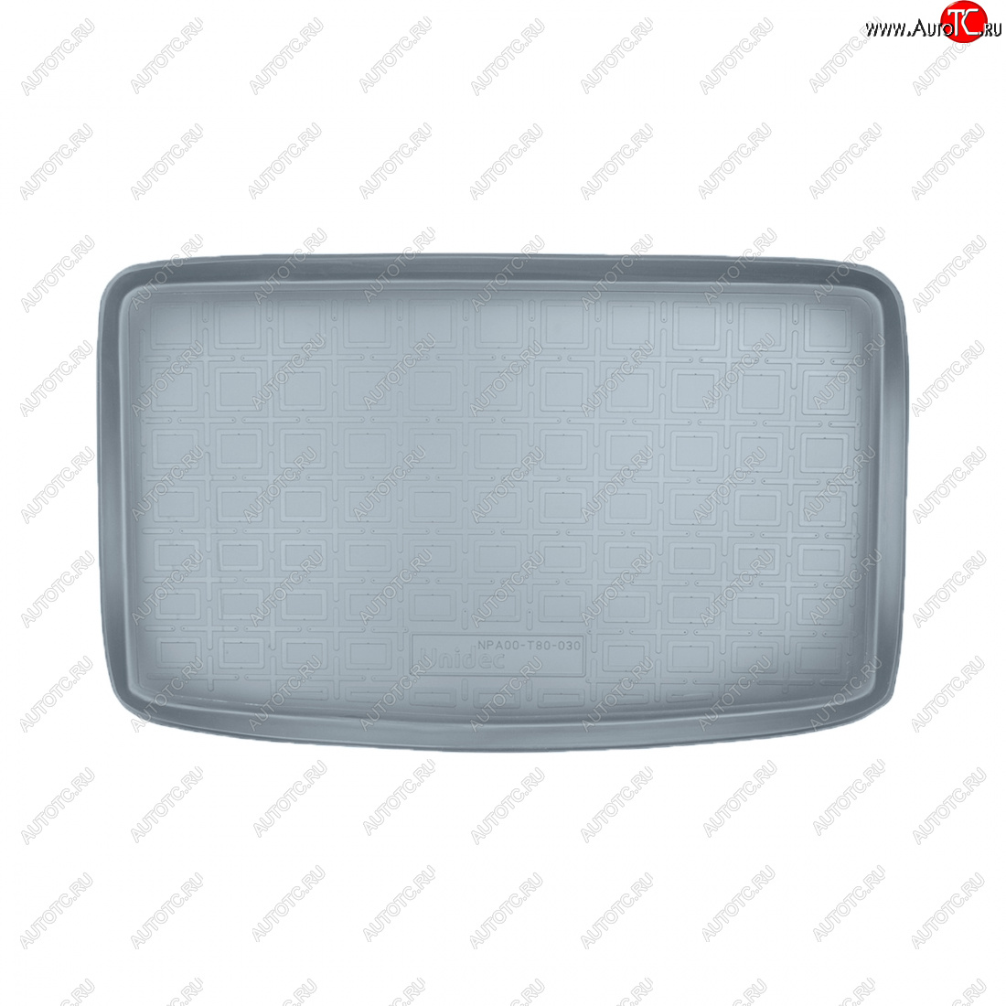 1 769 р. Коврик багажника Norplast Unidec (7 мест разложенный 3-й ряд)  Seat Alhambra  7N (2010-2020) дорестайлинг, рестайлинг (серый)  с доставкой в г. Майкоп