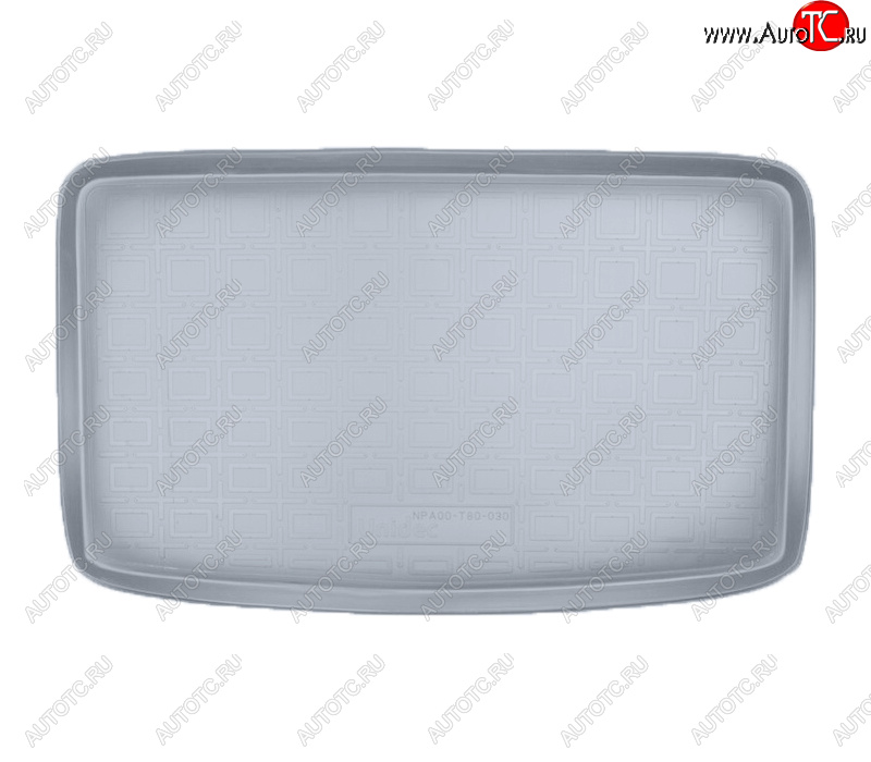 1 209 р. Коврик багажника Norplast Unidec  Seat Alhambra  7N (2010-2020) дорестайлинг, рестайлинг (Цвет: серый)  с доставкой в г. Майкоп