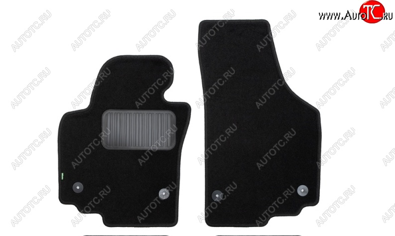 134 р. Коврики в салон Klever Premium (текстиль) Seat Altea Freetrack (2008-2025) (Черный)  с доставкой в г. Майкоп
