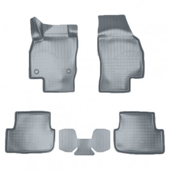 Коврики салона Norplast Seat Arona (2017-2025) (Цвет: серый)