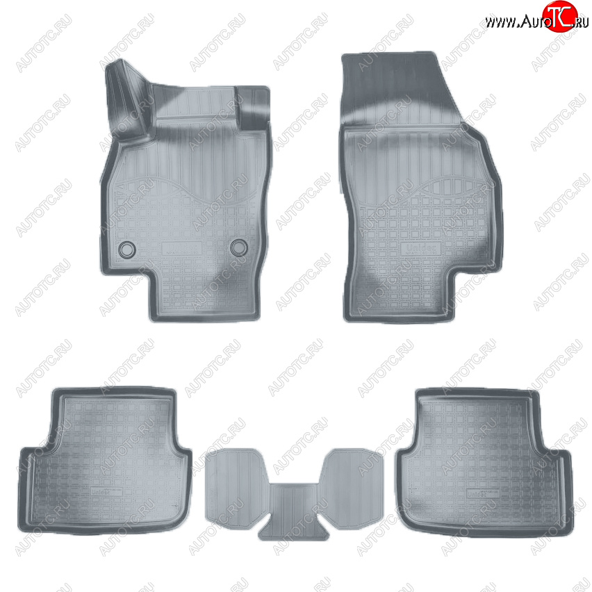 2 189 р. Коврики салона Norplast  Seat Arona (2017-2025) (Цвет: серый)  с доставкой в г. Майкоп