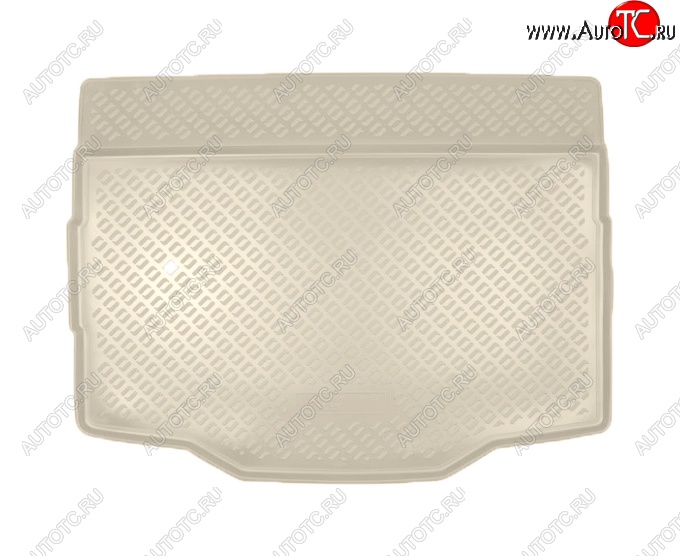 2 079 р. Коврик в багажник Norplast (на нижнюю полку)  Seat Arona (2017-2025) (Бежевый)  с доставкой в г. Майкоп