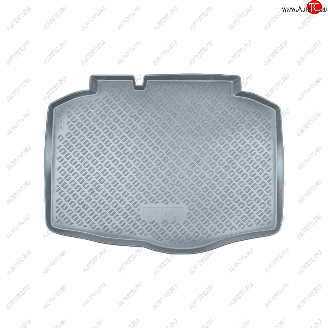 2 079 р. Коврик багажника Norplast Unidec  Seat Ibiza  KJ хэтчбэк 5 дв. (2017-2021) дорестайлинг (серый)  с доставкой в г. Майкоп