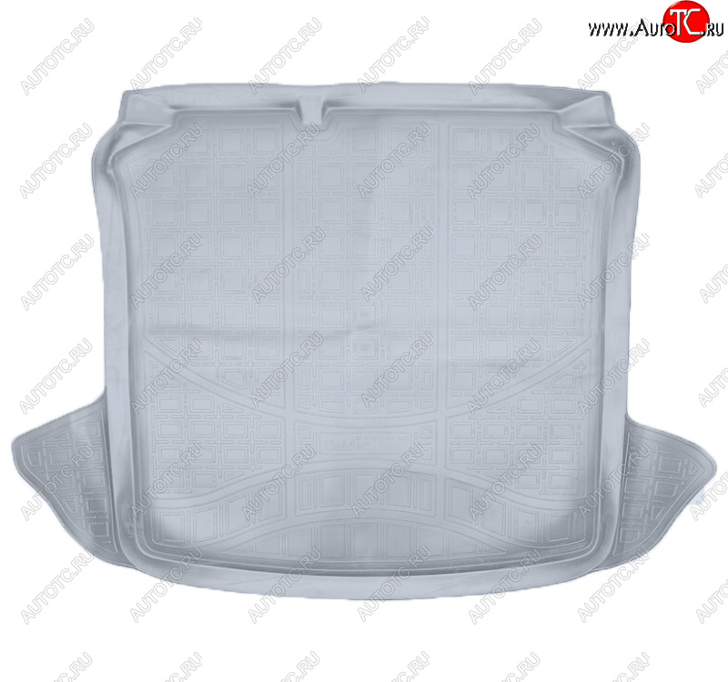 2 079 р. Коврик багажника Norplast Unidec  Seat Ibiza ( 6J хэтчбэк 5 дв.,  6J,6P хэтчбэк 5 дв.) (2008-2016) доресталийнг,  рестайлинг (Цвет: серый)  с доставкой в г. Майкоп