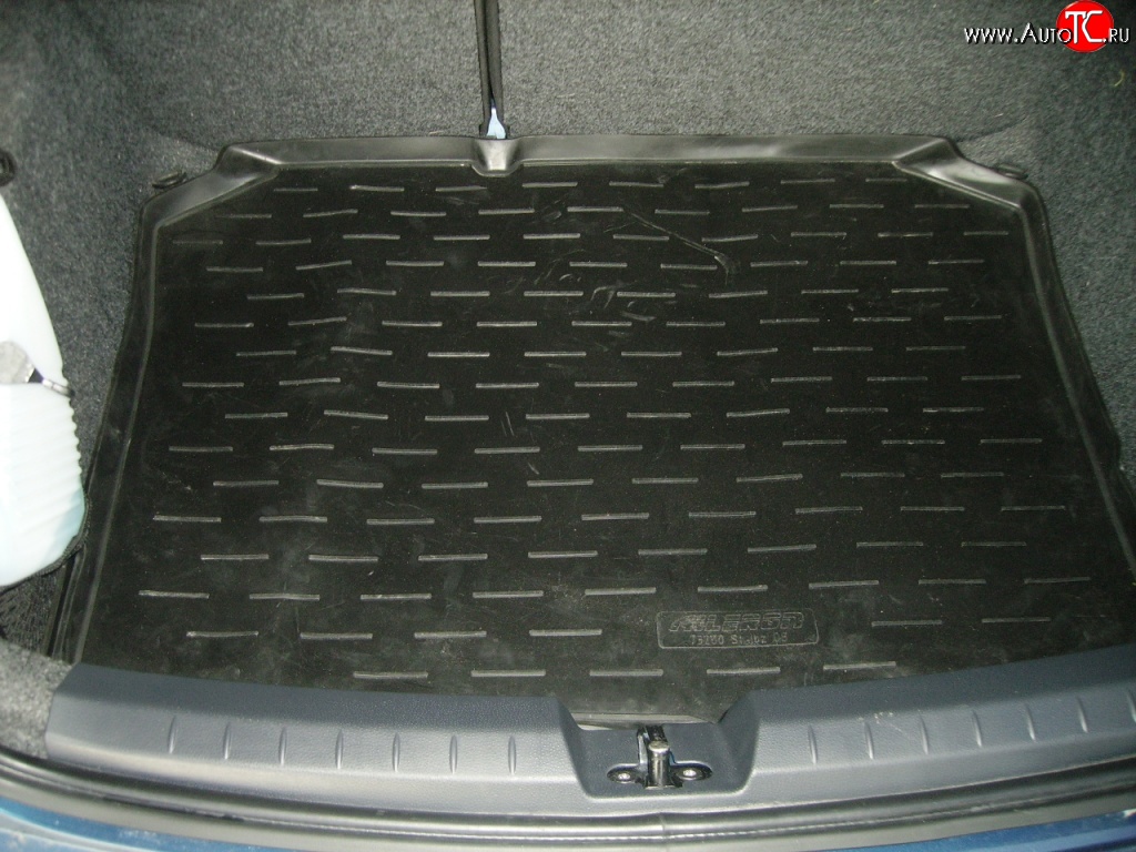 1 659 р. Коврик в багажник Aileron (полиуретан)  Seat Ibiza ( 6J хэтчбэк 5 дв.,  6J,6P хэтчбэк 5 дв.) (2008-2016) доресталийнг,  рестайлинг  с доставкой в г. Майкоп