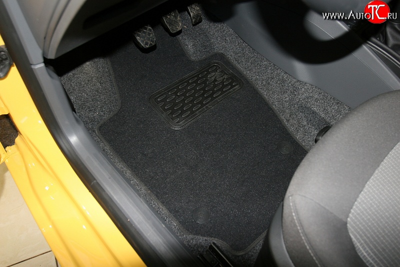 494 р. Коврик в салони Element 5 шт. (текстиль) Seat Ibiza 6J хэтчбэк 5 дв. доресталийнг (2008-2012)  с доставкой в г. Майкоп