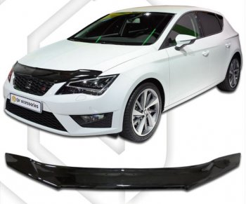Дефлектор капота CA-Plastic Seat Leon 5F хэтчбэк 5 дв. (2012-2016)