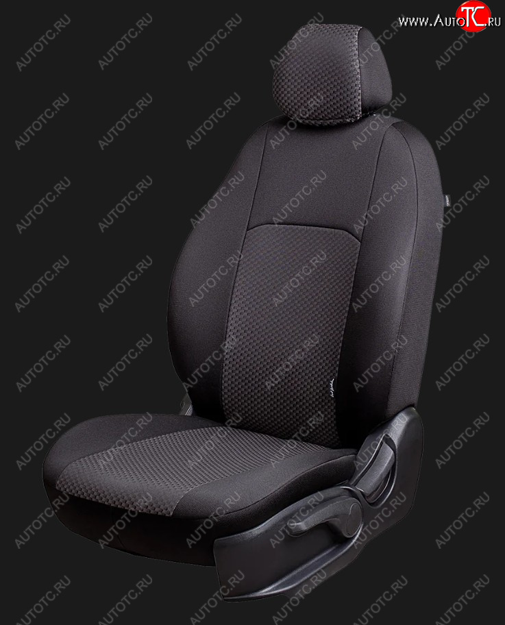 5 999 р. Чехлы сидений Lord Autofashion Дублин (жаккард, 60/40, 3Г-образ. подголовника) Ravon Nexia R3 (2016-2020) (Серый, стежок серый)  с доставкой в г. Майкоп