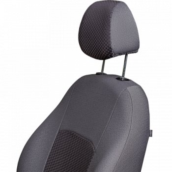 3 899 р. Комплект чехлов сидений (РЗС 60/40, 3Г Жаккард) Lord Autofashion ДУБЛИН  Chevrolet Aveo ( T200,  T250) (2002-2011) хэтчбек 5 дв, хэтчбек 5 дв рестайлинг (Серый, стежок серый)  с доставкой в г. Майкоп. Увеличить фотографию 2