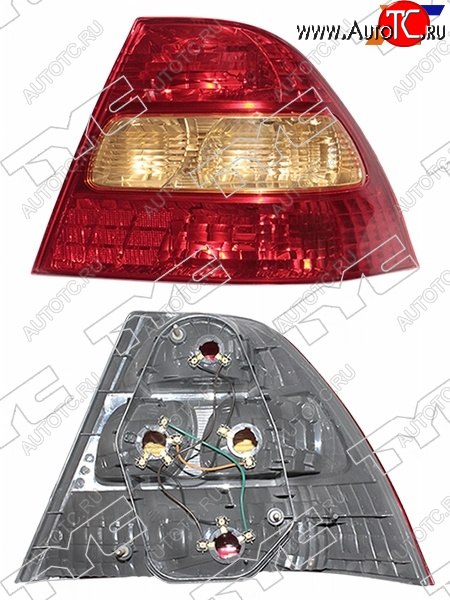 5 349 р. Левый фонарь задний TYC Toyota Corolla E120 седан дорестайлинг (2000-2004)  с доставкой в г. Майкоп