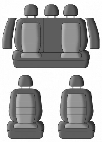 6 399 р. Чехлы сидений Lord Autofashion Дублин (жаккард, 60/40, раздельная задняя спинка, отдельные бока, 3П-образ. подголовника) Mitsubishi Lancer 9 CS седан 1-ый рестайлинг (2003-2005) (Чёрный, Ёж синий)  с доставкой в г. Майкоп. Увеличить фотографию 3