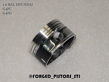 16 999 р. Поршни (1,6 G4FC, G4FG) СТИ  Hyundai Elantra  HD (2006-2011), Hyundai i20  PB (2008-2015), Hyundai I30  FD (2007-2012), KIA Ceed  1 ED (2006-2012), KIA Cerato  2 TD (2008-2013), KIA Cerato Koup  1 TD (2008-2013), KIA Rio  3 QB (2011-2017) (диаметр поршня: 77.25 мм)  с доставкой в г. Майкоп. Увеличить фотографию 2