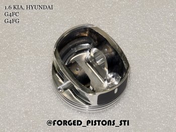 16 999 р. Поршни (1,6 G4FC, G4FG) СТИ  Hyundai Elantra  HD (2006-2011), Hyundai i20  PB (2008-2015), Hyundai I30  FD (2007-2012), KIA Ceed  1 ED (2006-2012), KIA Cerato  2 TD (2008-2013), KIA Cerato Koup  1 TD (2008-2013), KIA Rio  3 QB (2011-2017) (диаметр поршня: 77.25 мм)  с доставкой в г. Майкоп. Увеличить фотографию 4