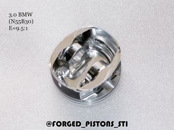 30 899 р. Поршни (BMW 3,0l N55B30 (CR=9,5) кольца 1,5/1,5/2,0) СТИ BMW 3 серия E90 седан дорестайлинг (2004-2008) (диаметр поршня: 84.00 мм)  с доставкой в г. Майкоп. Увеличить фотографию 3