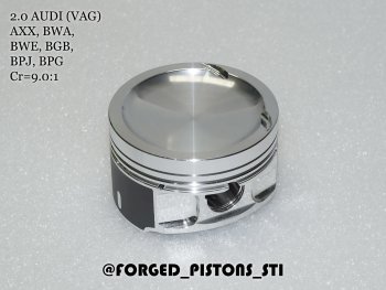 17 999 р. Поршни (VolksWagen 2,0 AXX (CR=9,0) кольца 1,2/1,5/2,0) СТИ Volkswagen Passat B6 универсал (2005-2010) (диаметр поршня: 82,50 мм)  с доставкой в г. Майкоп. Увеличить фотографию 4
