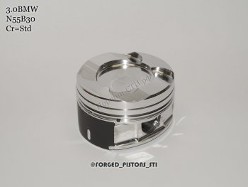 30 899 р. Поршни (BMW 3,0l N55B30 под кольца 1,5/1,5/2,0 степень std) СТИ BMW 3 серия E90 седан дорестайлинг (2004-2008) (диаметр поршня: 84,00 мм)  с доставкой в г. Майкоп. Увеличить фотографию 4