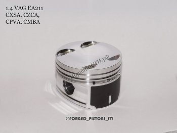 18 599 р. Поршни (VolksWagen 1,4tsi CXSA, CZCA, CPVA, CMBA EA211 под палец 19/47мм) СТИ Audi A3 8VS седан дорестайлинг (2012-2016) (диаметр 74.5 мм под серийные кольца 1,2/1,2/2,0 мм)  с доставкой в г. Майкоп. Увеличить фотографию 5