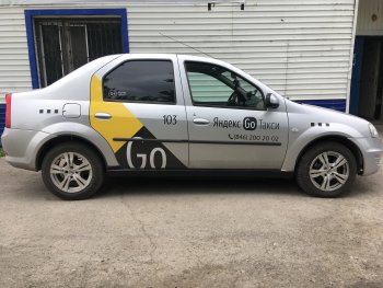 2 259 р. Пороги Автостайл Renault Logan 1 дорестайлинг (2004-2010)  с доставкой в г. Майкоп. Увеличить фотографию 6