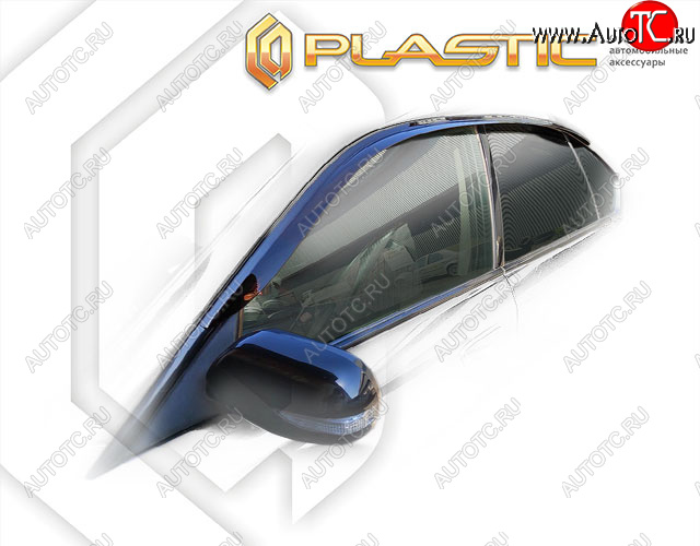 1 899 р. Дефлектора окон CA-Plastic Subaru Legacy BL/B13 дорестайлинг седан (2003-2006) (Classic полупрозрачный)  с доставкой в г. Майкоп