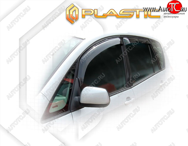 1 999 р. Дефлектора окон CA-Plastic Toyota Corolla Spacio E120 рестайлинг (2003-2007) (Classic полупрозрачный)  с доставкой в г. Майкоп