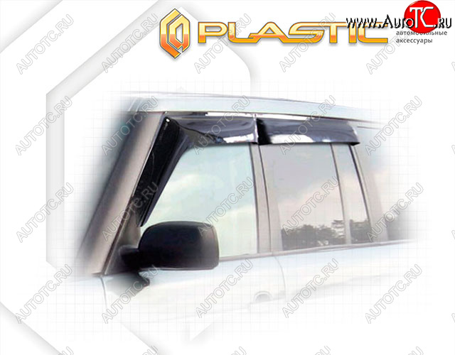 2 159 р. Ветровики дверей (Voque) CA-Plastic  Land Rover Range Rover  3 L322 (2002-2012) дорестайлинг, рестайлинг, 2-ой рестайл (Classic полупрозрачный)  с доставкой в г. Майкоп