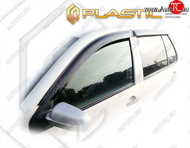 1 999 р. Дефлектора окон CA-Plastic Volkswagen Golf 4 (1997-2003) (Classic полупрозрачный, Без хром. молдинга)  с доставкой в г. Майкоп