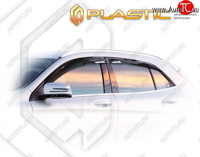 1 999 р. Ветровики дверей CA-Plastic Mercedes-Benz GLA X156 (2013-2020) дорестайлинг, рестайлинг (Classic полупрозрачный, Без хром. молдинга) с доставкой в г. Майкоп Увеличить фотографию 1 1 999 р. Ветровики дверей CA-Plastic Mercedes-Benz GLA X156 (2013-2020) дорестайлинг, рестайлинг (Classic полупрозрачный, Без хром. молдинга) с доставкой в г. Майкоп