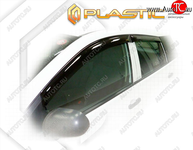 1 999 р. Дефлектора окон CA-Plastic  Mazda Familia Van  универсал (2007-2018) Y12 дорестайлинг, Y12 рестайлинг (Classic полупрозрачный, Без хром. молдинга)  с доставкой в г. Майкоп