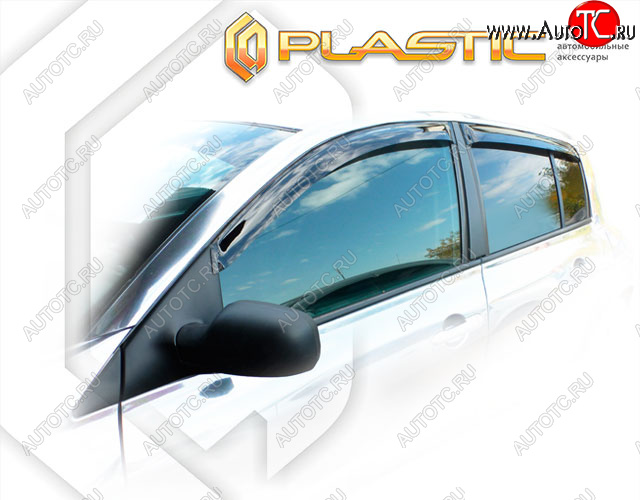 1 999 р. Дефлектора окон CA-Plastic  Renault Megane  хэтчбэк 5 дв. (2002-2006)  дорестайлинг (Classic полупрозрачный)  с доставкой в г. Майкоп
