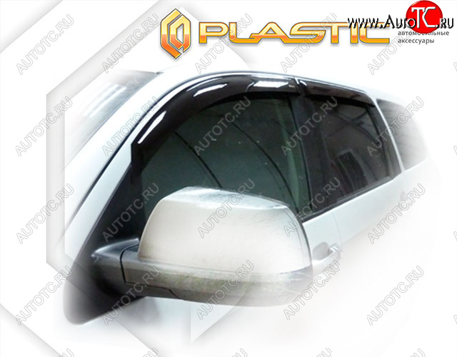 2 079 р. Дефлектора окон CA-Plastic  Toyota Sequoia (2004-2007) XK30, XK40 рестайлинг (Classic полупрозрачный, Без хром. молдинга)  с доставкой в г. Майкоп