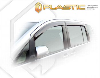 2 079 р. Дефлектора окон CA-Plastic Toyota Isis XM10 2-ой рестайлинг (2009-2017) (серия Classic полупрозрачный, Без хром. молдинга)  с доставкой в г. Майкоп. Увеличить фотографию 2