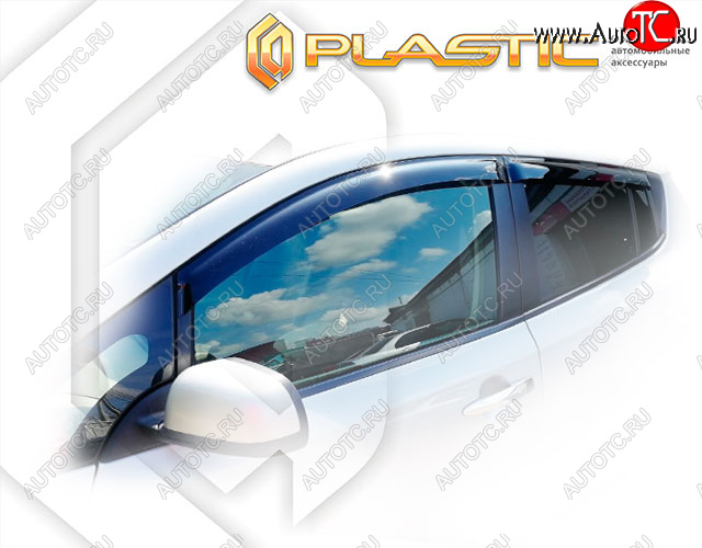 2 099 р. Дефлектора окон CA-Plastic Nissan Leaf 1 (ZE0) (2009-2017) (Classic полупрозрачный)  с доставкой в г. Майкоп