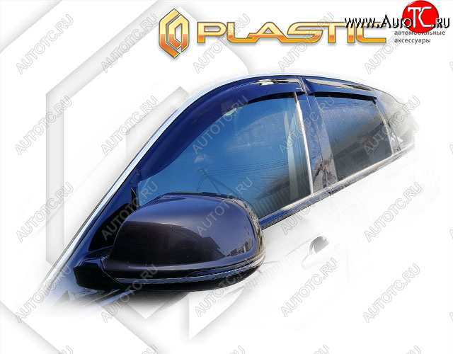 1 759 р. Дефлектора окон CA-Plastic Zotye Coupa B11F (2019-2021) (Classic полупрозрачный)  с доставкой в г. Майкоп