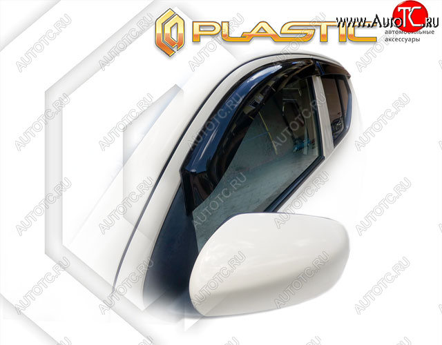 1 899 р. Ветровики дверей CA-Plastic Suzuki Alto HA36/36V хэтчбек 5 дв. дорестайлинг (2014-2021) (Classic полупрозрачный)  с доставкой в г. Майкоп