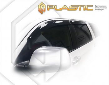 2 079 р. Дефлектора окон CA-Plastic  Toyota Sequoia (2007-2017) XK60 дорестайлинг (серия Classic полупрозрачный)  с доставкой в г. Майкоп. Увеличить фотографию 2