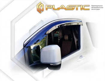 1 899 р. Дефлектора окон CA-Plastic  Toyota Hiace  H300 (2019-2025) минивэн дорестайлинг (серия Classic полупрозрачный)  с доставкой в г. Майкоп. Увеличить фотографию 2