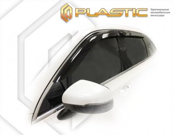2 099 р. Дефлектора окон (рынок РФ) CA-Plastic KIA Sorento MQ4 (2020-2022) (серия Classic полупрозрачный, Без хром. молдинга)  с доставкой в г. Майкоп. Увеличить фотографию 2