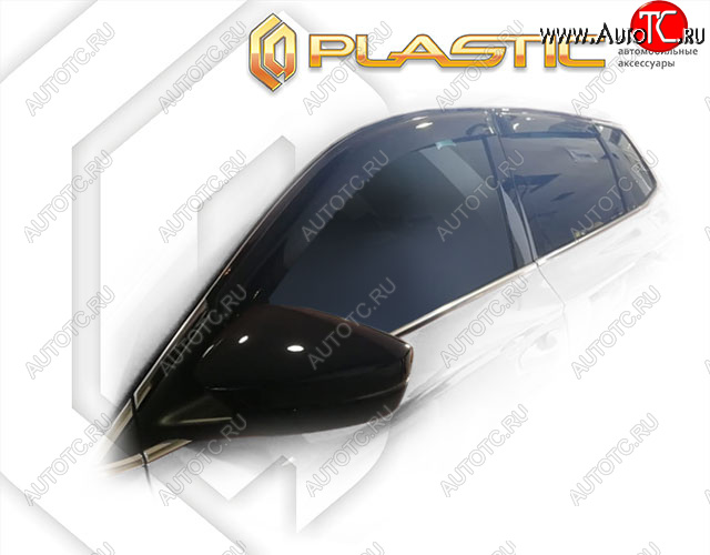 1 999 р. Дефлектора окон CA-Plastic Volkswagen Taos (2020-2022) (Classic полупрозрачный, Без хром. молдинга)  с доставкой в г. Майкоп