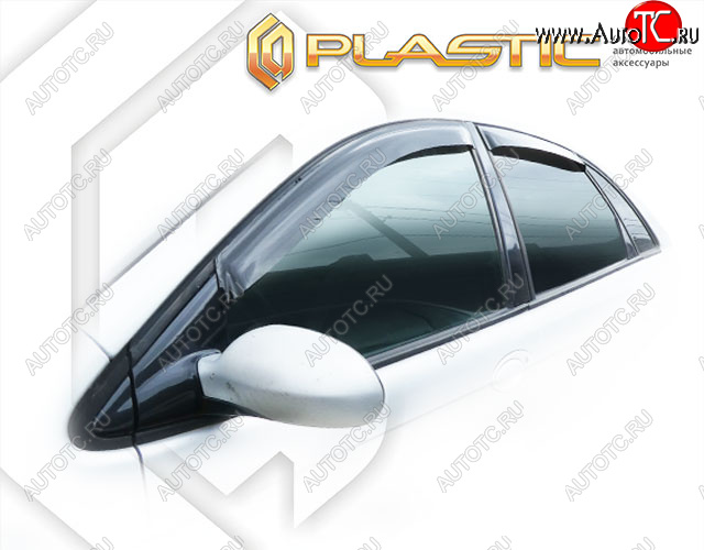 1 899 р. Ветровики дверей CA-Plastic  CITROEN C5  X40,DC (2000-2004) лифтбэк дорестайлинг (Classic полупрозрачный, Без хром. молдинга)  с доставкой в г. Майкоп