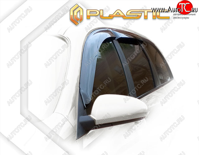 1 999 р. Дефлектора окон CA-Plastic  Nissan Primera  3 универсал (2002-2008) P12 (Classic полупрозрачный, Без хром. молдинга)  с доставкой в г. Майкоп
