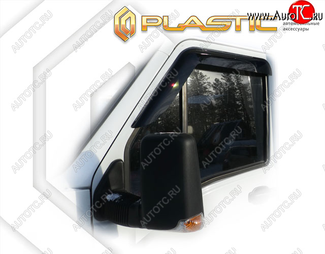 1 899 р. Ветровики дверей CA-Plastic  Iveco Baudi (2018-2025) автодом (Classic полупрозрачный)  с доставкой в г. Майкоп