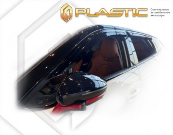2 099 р. Дефлектора окон CA-Plastic Omoda C5 (2021-2025) (серия Classic полупрозрачный, без хром. молдинга)  с доставкой в г. Майкоп. Увеличить фотографию 2
