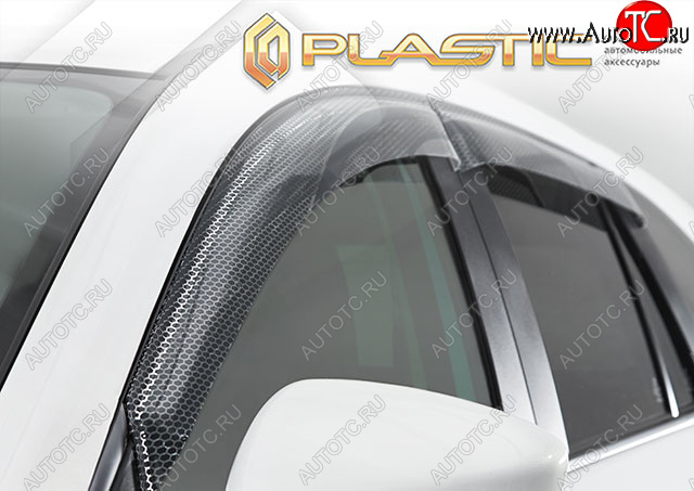 2 199 р. Ветровики дверей CA-Plastic  Лада Ларгус (2021-2025) рестайлинг R90 (Серия Art графит)  с доставкой в г. Майкоп
