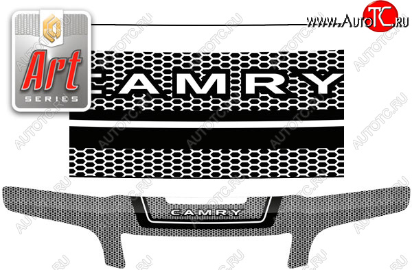 2 479 р. Дефлектор капота (exclusive) CA-Plastic  Toyota Camry  V40 (1994-1998) (серия Art графит)  с доставкой в г. Майкоп