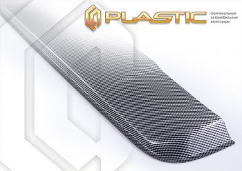 Ветровик люка CA-Plastic Toyota Ipsum  SXM10 (1995-1998) дорестайлинг (Шелкография карбон серебро)