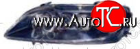 14 549 р. Левая фара передняя (чёрная, с ПТФ, с корректором, галоген) DEPO Mazda 6 GG лифтбэк дорестайлинг (2002-2005)  с доставкой в г. Майкоп